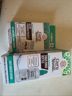 Guru nanda saline bottle